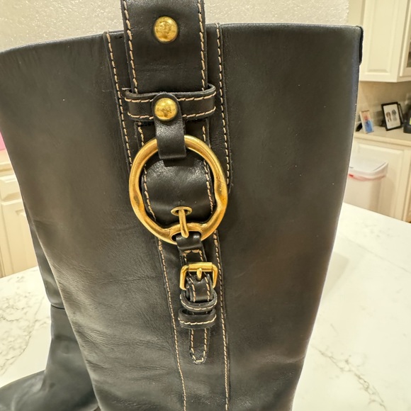 Lucky Brand Black Leather Boots - Picture 6 of 12